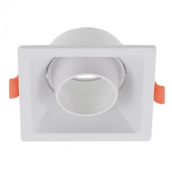 BrightStar DL134 WHITE Polycarbonate Anti Glare Down Light Tilt White