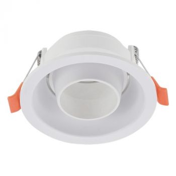 BrightStar DL135 WHITE Polycarbonate Anti Glare Down Light Tilt White