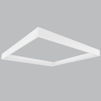 Brightstar DL516 FRAME White Aluminium Frame to Convert a 600mm x 600mm Panel to be Flush Mounted against a Ceiling