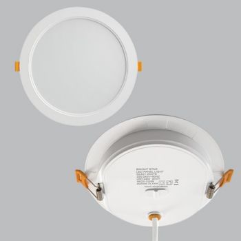 Brightstar DL621 WHITE 24W LED Panel Light with Colour Changing Switch on the back of the Downlight IP54