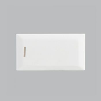 Brightstar ECP109 WHITE Modular 1 Lever 1 Way Switch (Single Module) White