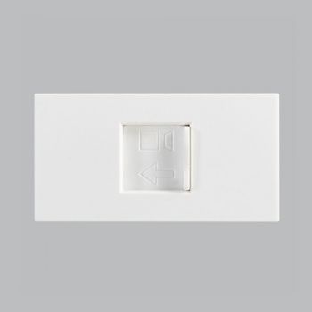 Brightstar ECP123 WHITE Data Port (Single Module) White