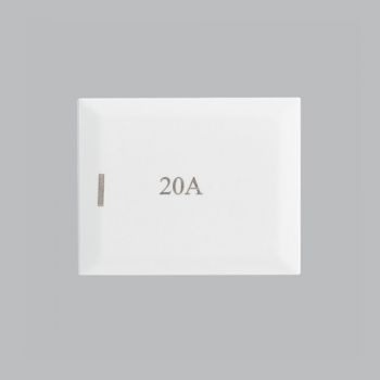 Brightstar ECP126 WHITE 20A Isolator (1.5 Module) White