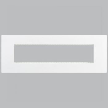 Brightstar ECP129 WHITE 8 Module Cover Plate and Frame White