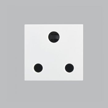 Brightstar ECP131 WHITE Modular 16A RSA Socket (Double Module) For 6 and 8 Way White
