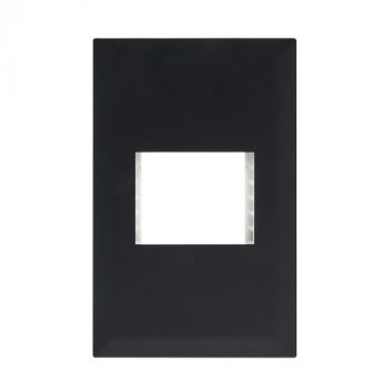 Brightstar ECP152 BLACK 1.5 Module Cover Plate - 4 X 2 Black