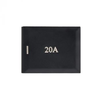 Brightstar ECP176 BLACK Modular 20A Isolator (1.5 Module) Black