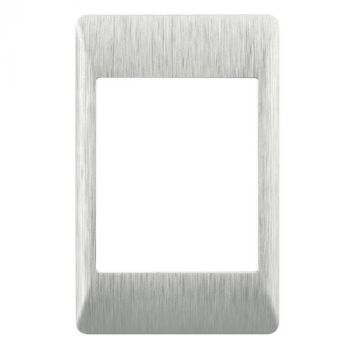Brightstar ECP612 BRUSHED SIL Brushed Silver Cover (COMPONENT) - 2 x 4 Brushed Silver