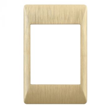 Brightstar ECP613 BRUSHED GOLD Brushed Gold Cover (COMPONENT) - 2 x 4 Brushed Gold
