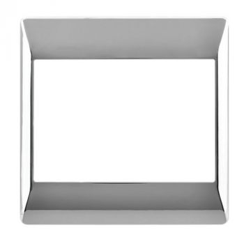 Brightstar ECP616 POL CHROME Polished Silver Cover (COMPONENT) - 4 x 4 Polished Silver