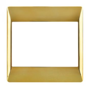 Brightstar ECP617 POL GOLD Polished Gold Cover (COMPONENT) - 4 x 4 Polished Gold