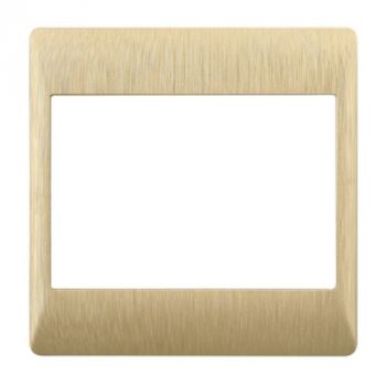 Brightstar ECP619 BRUSHED GOLD Brushed Gold Cover (COMPONENT) - 4 x 4 Brushed Gold
