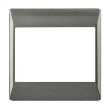 Brightstar ECP621 MATT SILVER Matt Silver Cover (COMPONENT) - 4 x 4 Matt Silver