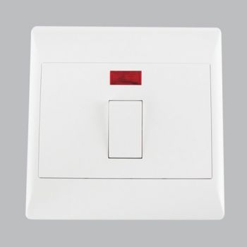Brightstar EPL326 WHITE 45A Double Pole Isolator - 4 X 4