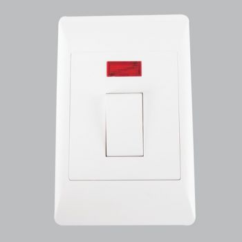 Brightstar EPL327 WHITE 32A Double Pole Isolator - 2 X 4