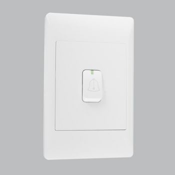 Brightstar ESW037 WHITE Door Bell Switch - 2 X 4