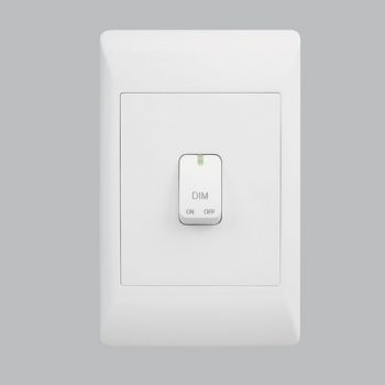 Brightstar ESW043 WHITE Push Dimming Switch - 2 X 4