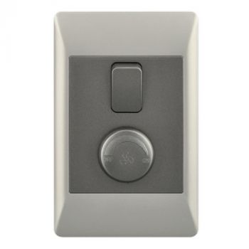 Brightstar ESW092 DUO Fan Speed Control + Light Switch - 2 X 4