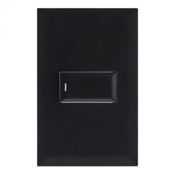 Brightstar ESW251/2 BLACK Modular 1 Lever 2 Way Switch - 4 X 2 Black