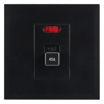 Brightstar ESW255 BLACK Modular 45A Double Pole Isolator - 4 X 4 Black