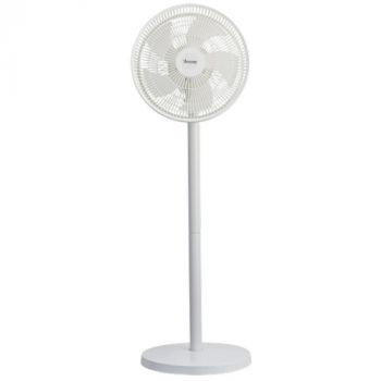 Brightstar FAN015 RECHARGE 10W 12'' Rechargeable Oscillating Floor Fan White
