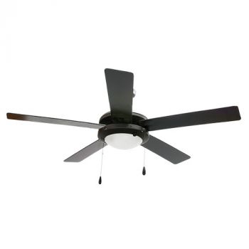 Brightstar FCF004 BLACK, FCF004 SATIN, FCF004 WHITE 5 Blade - 52'' (132cm) Ceiling Fan (Multiple Colours/Finishes)