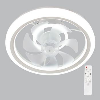 Brightstar FCF021 WHITE 38W Ceiling Fan with Remote Control 20W DC Copper Coil Motor Fan White