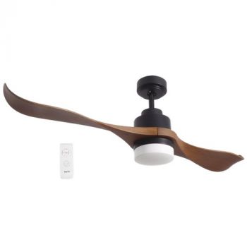 Brightstar FCF082 MATT BLACK Metal with 2 ABS Blades With Remote Control Matt Black