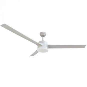 Brightstar FCF086 WHITE 29W Copper Coil DC Motor 3 ABS Blades 60'' (152cm) Ceiling Fan White