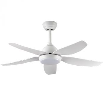Brightstar FCF095 WHITE 18W LED CCT Ceiling Fan White with White ABS Blades