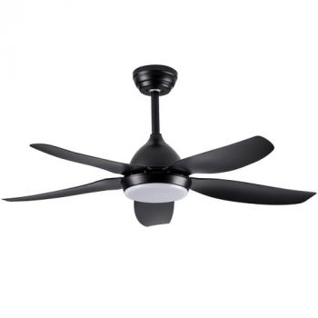 Brightstar FCF096 BLACK 18W LED CCT Ceiling Fan Black with Black ABS Blades