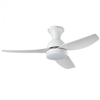Brightstar FCF098 WHITE 18W LED CCT Ceiling Fan White with White ABS Blades