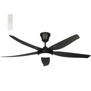 Brightstar FCF110 BLACK 24W LED CCT 50W DC Motor 5 Blades Ceiling Fan with Remote Control Black