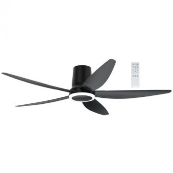 Brightstar FCF119 BLACK 18W LED CCT 35W Dc Motor 5 ABS Blades Ceiling Fan Black with 6 Speed Remote Control