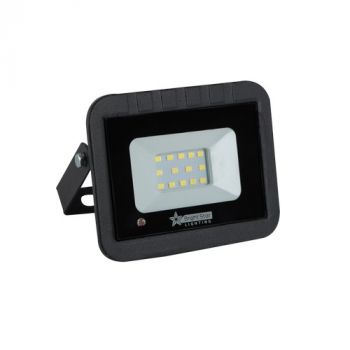 Brightstar FL031 BLACK 10Watt LED Floor And Sensor 6000K 500lm