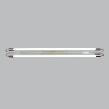 Brightstar FTL044 SATIN Fluorescent Fitting Wired for LED Tubes