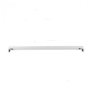 Brightstar FTL054 WH T8 Led Pvc Open Channel Fitting Wired For Led Tubes