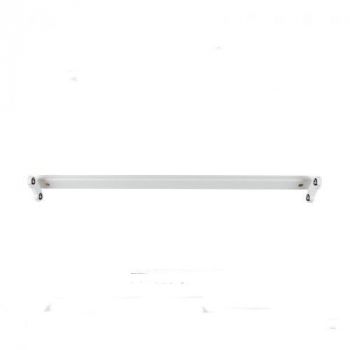 Brightstar FTL057 WH T8 Led Pvc Open Channel Fitting Wired For Led Tubes