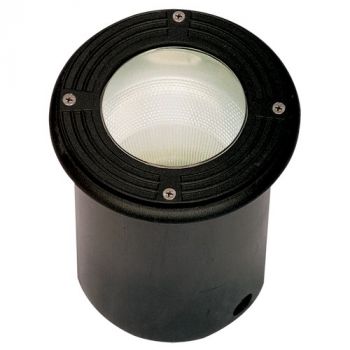 Brightstar GL6101 BLACK Die Cast Aluminium with Clear Glass Ground Light