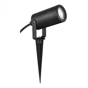 Brightstar GS012 BLACK LED ABS and PC Garden Spike with Glass Cover