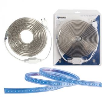 BrightStar HVS404 BLUE Outdoor 5m LED Blister Pack Strip Light IP65 220V - NO TRANSFORMER REQUIRED Blue
