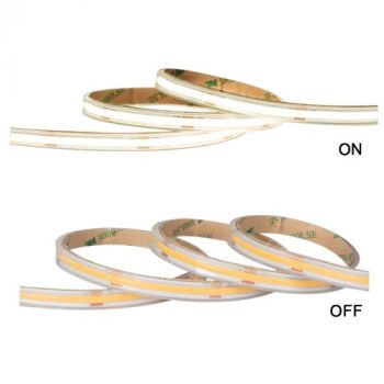 Brightstar HVS582 DAYLIGHT IP65 24V 14W LED COB Technology Strip Light Sold per Meter IP65