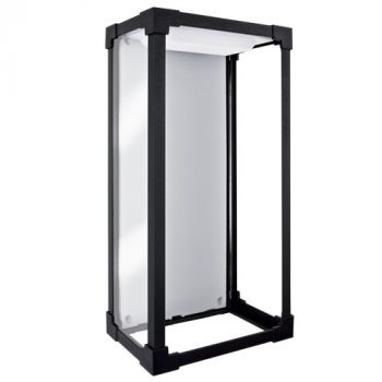 Brightstar L053 BLACK LED Die Cast Aluminium with Opal Polycarbonate