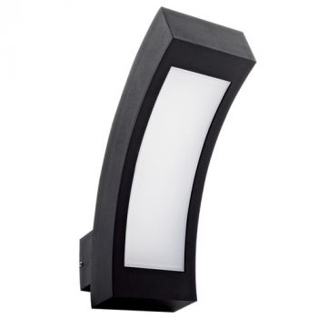 Brightstar L070 BLACK LED Die Cast Aluminium with Opal Polycarbonate