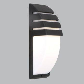 Brightstar L236 BLACK Die Cast Aluminium with White Perspex Cover