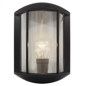 Brightstar L240 BLACK Die Cast Aluminium with Clear Perspex Cover