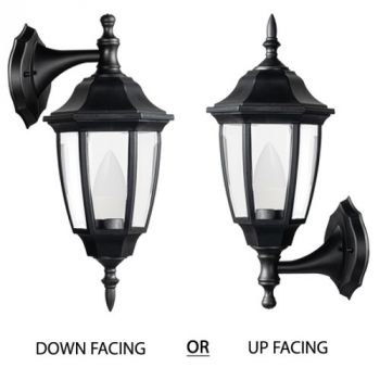 Brightstar L340 BLACK, L340 WHITE Convertible Up or Down Facing Lantern (Multiple Colours/Finishes)
