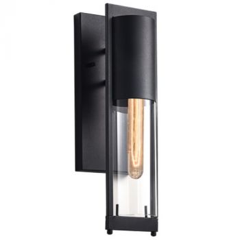 Brightstar L353 BLACK Iron and Clear Glass Black