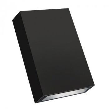 Brightstar L375 MATT BLACK PC LED Wall Light IP65 Up and Down Facing