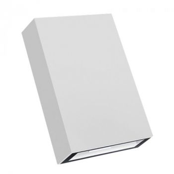 Brightstar L376 MATT WHITE PC LED Wall Light IP65 Up and Down Facing